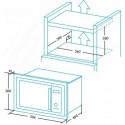 EDESA EMW2530IGXWH MICROONDAS INTEGRABLE