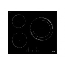 Placa vitrocerámica de 4 zonas y 60 cm Zanussi HK624010XB