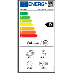 ELECTROLUX ESF5545LOW LAVAVAJILLAS