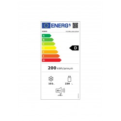 KONEN FCOMGLASS185W FRIGORIFICO COMBI