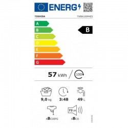 TOSHIBA TWBK100M4ES LAVADORA 9KG 1400