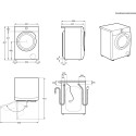 ELECTROLUX EW7W3964LB LAVADORA&SECADORA 9 + 6 Kg 1600 rpm Clase A