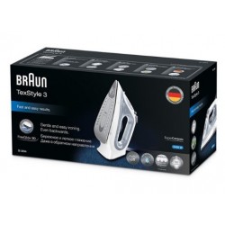 BRAUN SI3054GY PLANCHA ROPA 2400W DE POTENCIA SUELA BIDIRECCIONAL 3D SUPERCERAMIC