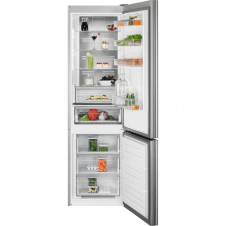 AEG RCB736E4ML FRIGORÍFICO COMBI 201cm A++ blanco congelador NoFrost, Capacidad l 360 l