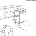 AEG FFB53650ZM LAVAVAJILLAS de 60 cm, 13 cubiertos. 5 programas, A+++, Inox