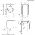 ELECTROLUX EW2F4822AB LAVADORA de 8kg y 1200rpm TimeCare CLASE E