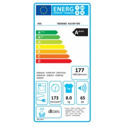AEG T8DEE862 SECADORA DE CONDENSACIÓN 8KG A+++