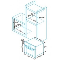 EDESA EOE7050BK HORNO