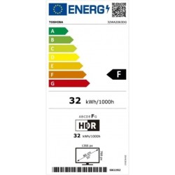 TOSHIBA 32WA2063DG TELEVISOR LED 32
