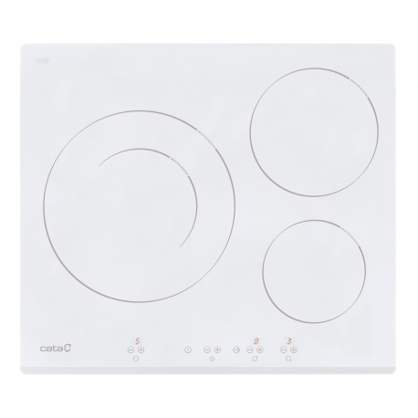 CATA IB6030WH PLACA INDUCCIÓN 3 FUEGOS BLANCO