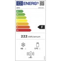 ASPES AFD1145 FRIGORIFICO 2P BLANCO capacidad 213 L, eficiencia energética A+.