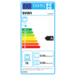 SVAN SVH375N HORNO A CRISTAL NEGRO 78 L 10 FUNCIONES CONTROL TÁCTIL