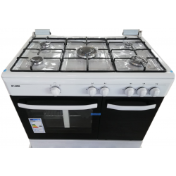 Aspes Cocina Gas Butano 4 Zonas Cocción Con Horno ACOP1460B2 Blanco