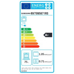 SAMSUNG NV75N5671RSECOU HORNO PIROLÍTICO 75 L 1200 W