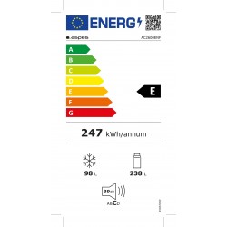 ASPES AC2600ENF FRIGORIFICO COMBI 200CM