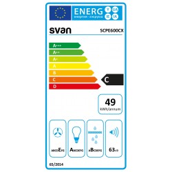 SVAN SCPE600CD CAMPANA EXTRAIBLE 60CM IN