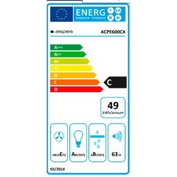 ASPES ACPE600CX CAMPANA EXTRAIBLE INOX