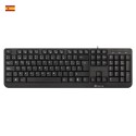 NGS FUNKYV3 TECLADO NEGRO CON 12 TECLAS MULTIMEDIA DE CABLE