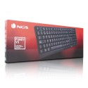 NGS FUNKYV3 TECLADO NEGRO CON 12 TECLAS MULTIMEDIA DE CABLE