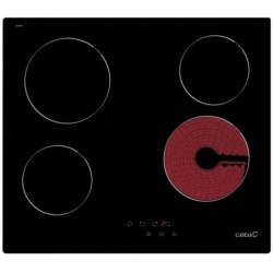 CATA TN604C PLACA VITROCERAMICA 4 FUEGOS NEGRO