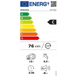 WHIRLPOOL W7FHS41 LAVAVAJILLAS BLANCO