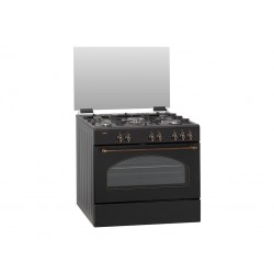 SVAN SKGW5900RN COCINA DE GAS 5 FUEGOS NEGRO