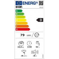 SVAN SVL123 LAVADORA 10 KG 1200RPM BLANCO CLASE D