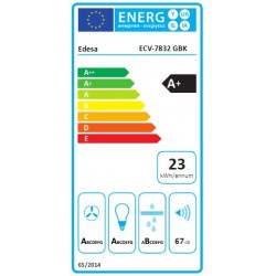 EDESA ECV7832GBK CAMPANA VERTICAL 70 cm