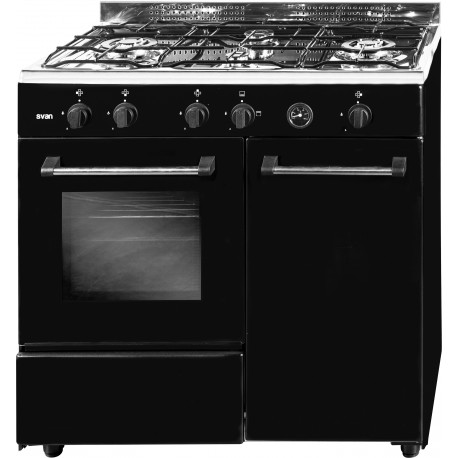 SVAN SVK9440GR COCINA DE 4 FUEGOS NEGRO