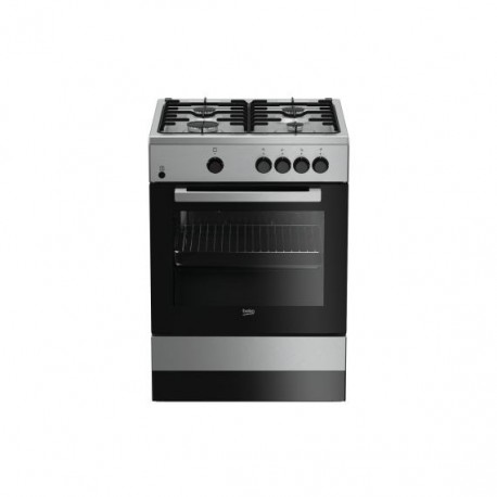 BEKO FSG62000DXL COCINA 4 FUEGOS INOX