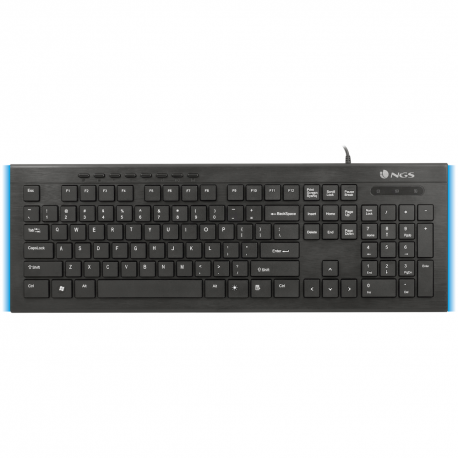 NGS FIREFLY TECLADO MULTIMEDIA CON LUZ