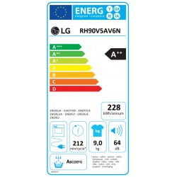 LG RH90V5AV6NOUTLE SECADORA CON BOMBA DE